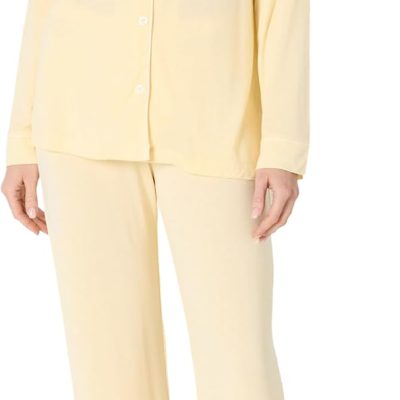 Women's Stretch Modal Long-Sleeve and Full-Length Bottom Pajama Set